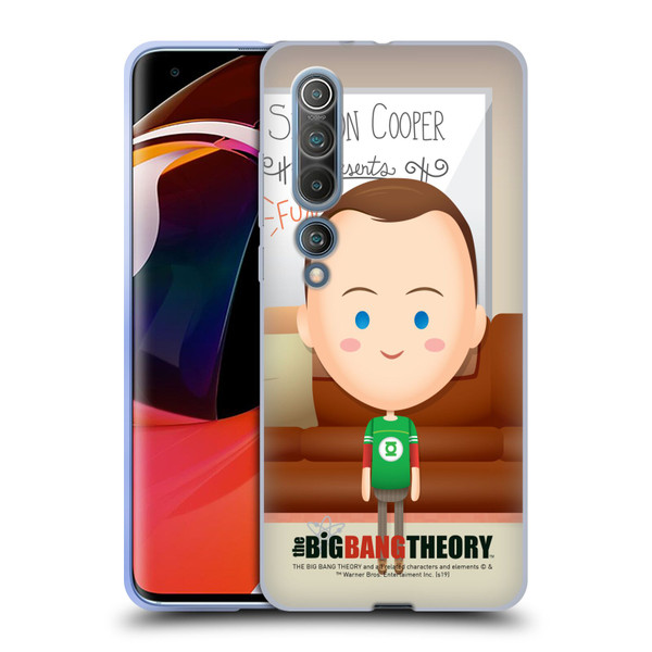 The Big Bang Theory Character Art Sheldon Soft Gel Case for Xiaomi Mi 10 5G / Mi 10 Pro 5G