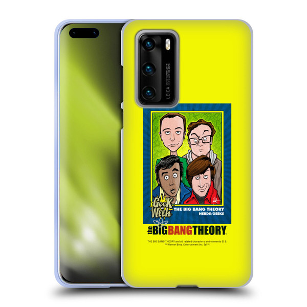 The Big Bang Theory Graphics Arts 2 Poster Soft Gel Case for Huawei P40 5G