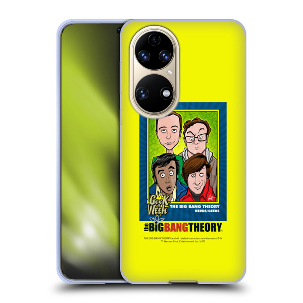 The Big Bang Theory Graphics Arts 2 Poster Soft Gel Case for Huawei P50