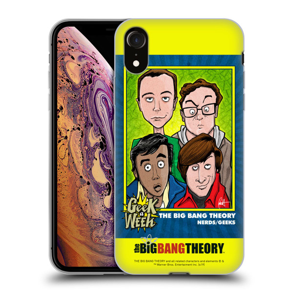 The Big Bang Theory Graphics Arts 2 Poster Soft Gel Case for Apple iPhone XR