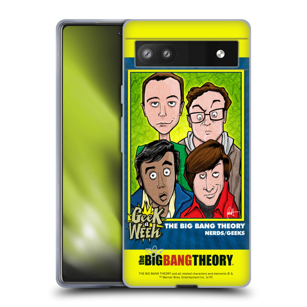 The Big Bang Theory Graphics Arts 2 Poster Soft Gel Case for Google Pixel 6a