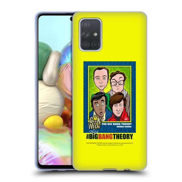 The Big Bang Theory Graphics Arts 2 Poster Soft Gel Case for Samsung Galaxy A71 (2019)