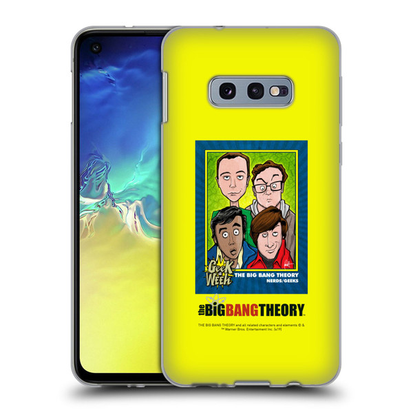 The Big Bang Theory Graphics Arts 2 Poster Soft Gel Case for Samsung Galaxy S10e