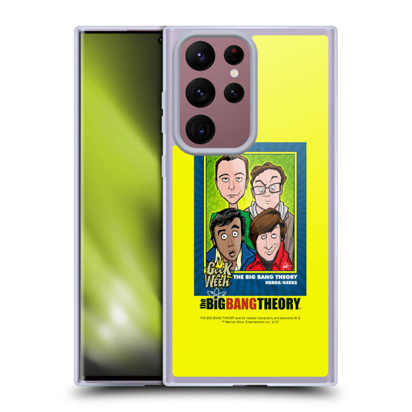 The Big Bang Theory Graphics Arts 2 Poster Soft Gel Case for Samsung Galaxy S22 Ultra 5G