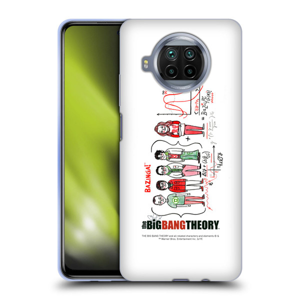 The Big Bang Theory Graphics Arts 2 Doodle Group Soft Gel Case for Xiaomi Mi 10T Lite 5G