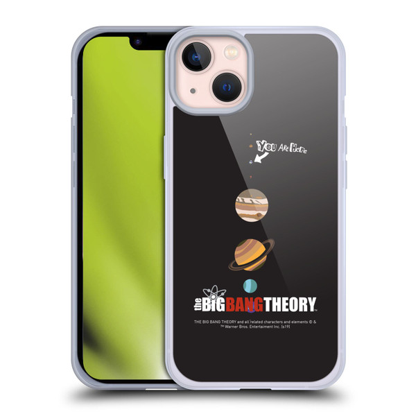 The Big Bang Theory Graphic Arts Earth Soft Gel Case for Apple iPhone 13