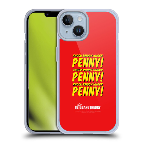 The Big Bang Theory Iconic Sheldon Knock Soft Gel Case for Apple iPhone 14