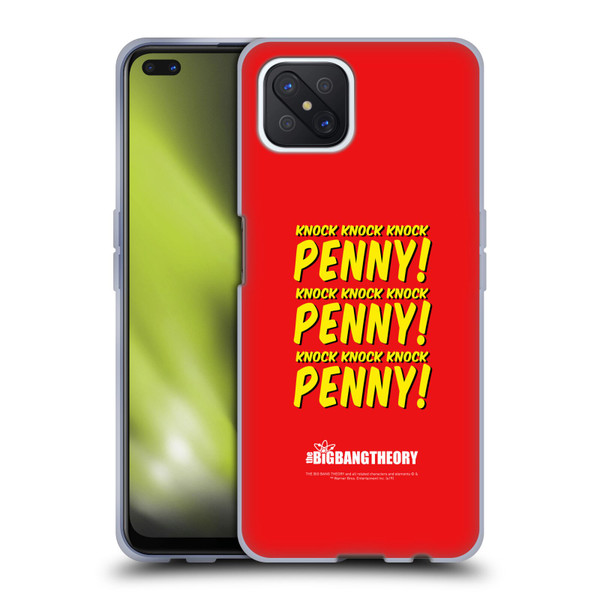 The Big Bang Theory Iconic Sheldon Knock Soft Gel Case for OPPO Reno4 Z 5G
