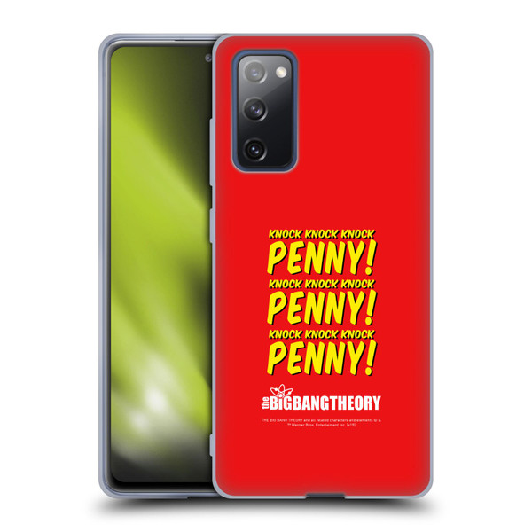The Big Bang Theory Iconic Sheldon Knock Soft Gel Case for Samsung Galaxy S20 FE / 5G