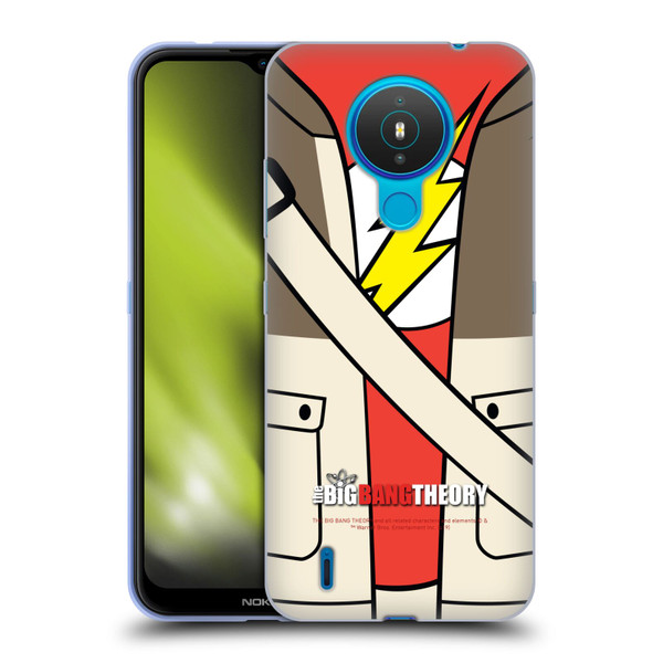 The Big Bang Theory Iconic Shirts Sheldon Soft Gel Case for Nokia 1.4