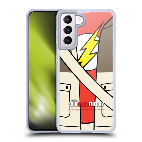 The Big Bang Theory Iconic Shirts Sheldon Soft Gel Case for Samsung Galaxy S21 5G