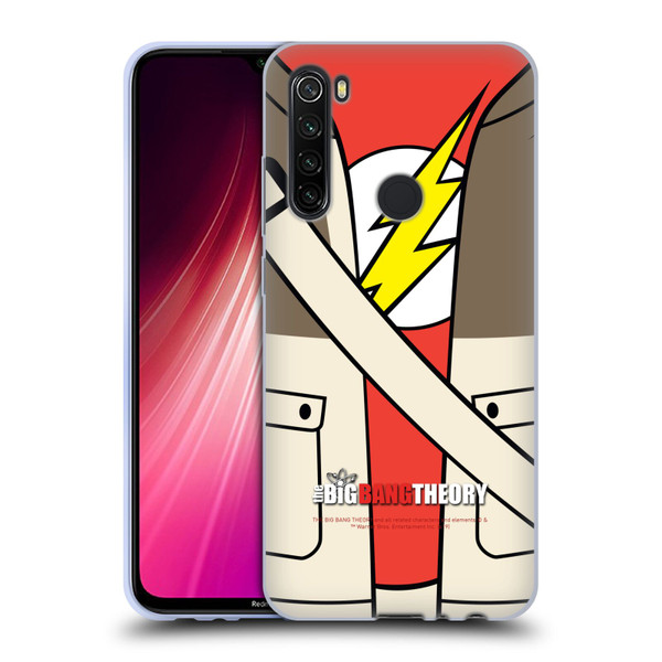 The Big Bang Theory Iconic Shirts Sheldon Soft Gel Case for Xiaomi Redmi Note 8T