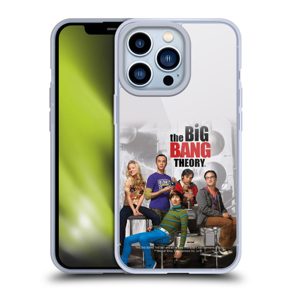 The Big Bang Theory Key Art Season 3 Soft Gel Case for Apple iPhone 13 Pro