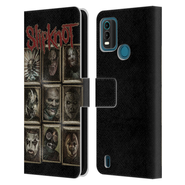 Slipknot Key Art Covered Faces Leather Book Wallet Case Cover For Nokia G11 Plus