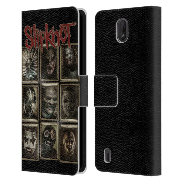 Slipknot Key Art Covered Faces Leather Book Wallet Case Cover For Nokia C01 Plus/C1 2nd Edition