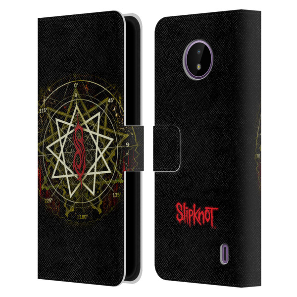 Slipknot Key Art Waves Leather Book Wallet Case Cover For Nokia C10 / C20