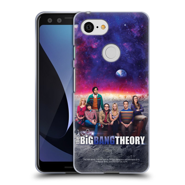 The Big Bang Theory Key Art Season 11 A Soft Gel Case for Google Pixel 3