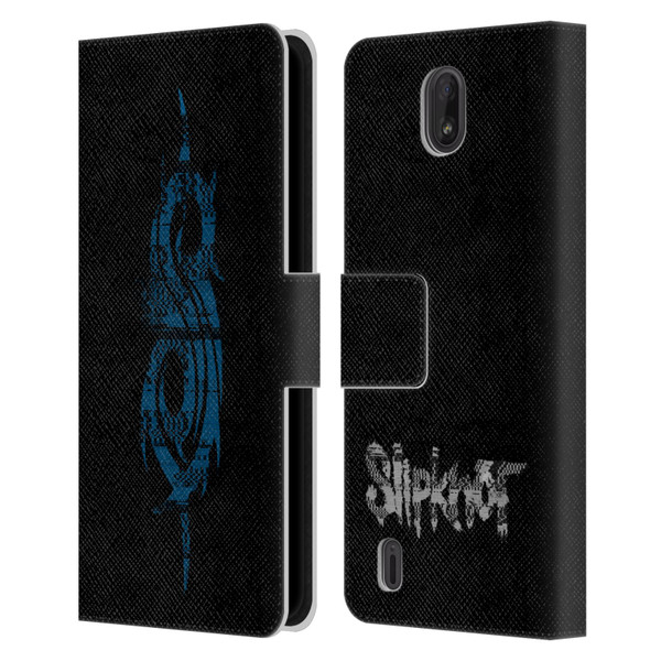 Slipknot We Are Not Your Kind Glitch Logo Leather Book Wallet Case Cover For Nokia C01 Plus/C1 2nd Edition
