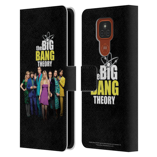 The Big Bang Theory Key Art Season 11 B Leather Book Wallet Case Cover For Motorola Moto E7 Plus