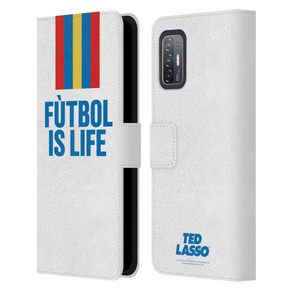 Ted Lasso Season 1 Graphics Futbol Is Life Leather Book Wallet Case Cover For HTC Desire 21 Pro 5G