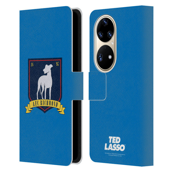 Ted Lasso Season 1 Graphics A.F.C Richmond Leather Book Wallet Case Cover For Huawei P50 Pro