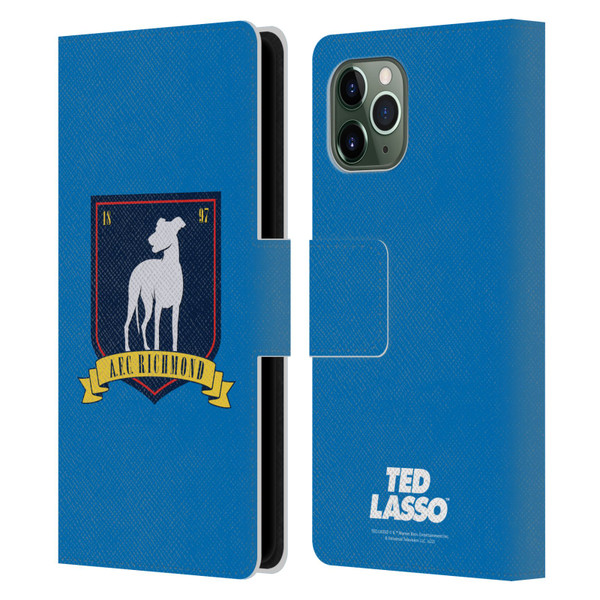 Ted Lasso Season 1 Graphics A.F.C Richmond Leather Book Wallet Case Cover For Apple iPhone 11 Pro
