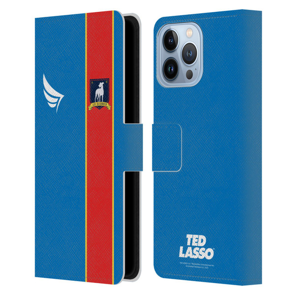 Ted Lasso Season 1 Graphics Jersey Leather Book Wallet Case Cover For Apple iPhone 13 Pro Max