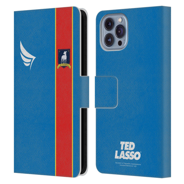Ted Lasso Season 1 Graphics Jersey Leather Book Wallet Case Cover For Apple iPhone 14