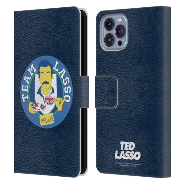 Ted Lasso Season 1 Graphics Team Lasso Leather Book Wallet Case Cover For Apple iPhone 14