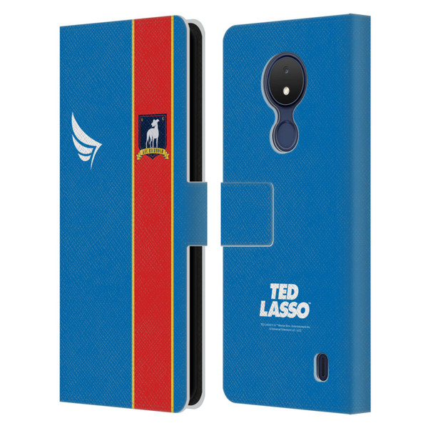Ted Lasso Season 1 Graphics Jersey Leather Book Wallet Case Cover For Nokia C21