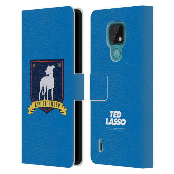 Ted Lasso Season 1 Graphics A.F.C Richmond Leather Book Wallet Case Cover For Motorola Moto E7