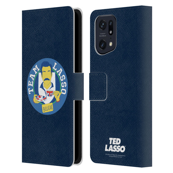 Ted Lasso Season 1 Graphics Team Lasso Leather Book Wallet Case Cover For OPPO Find X5