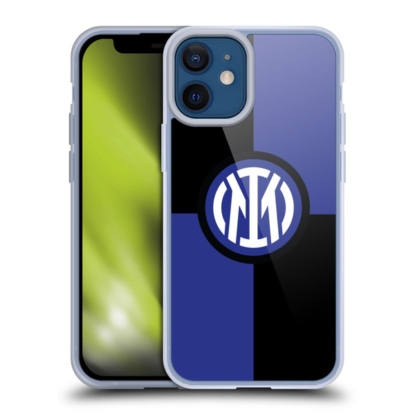 Fc Internazionale Milano Badge Flag Soft Gel Case for Apple iPhone 12 Mini & MagSafe