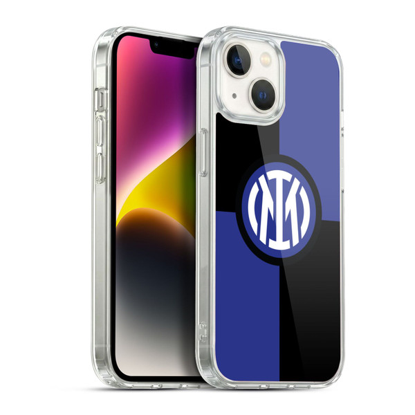 Fc Internazionale Milano Badge Flag Soft Gel Case for Apple iPhone 14