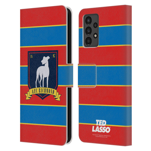 Ted Lasso Season 1 Graphics A.F.C Richmond Stripes Leather Book Wallet Case Cover For Samsung Galaxy A13 (2022)