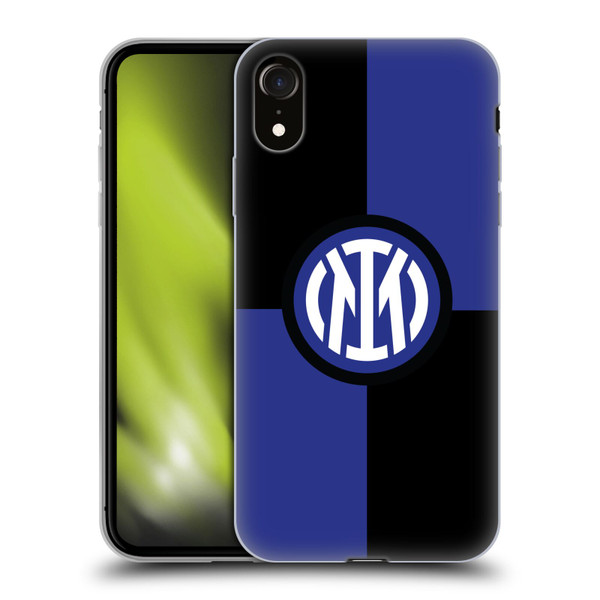 Fc Internazionale Milano Badge Flag Soft Gel Case for Apple iPhone XR