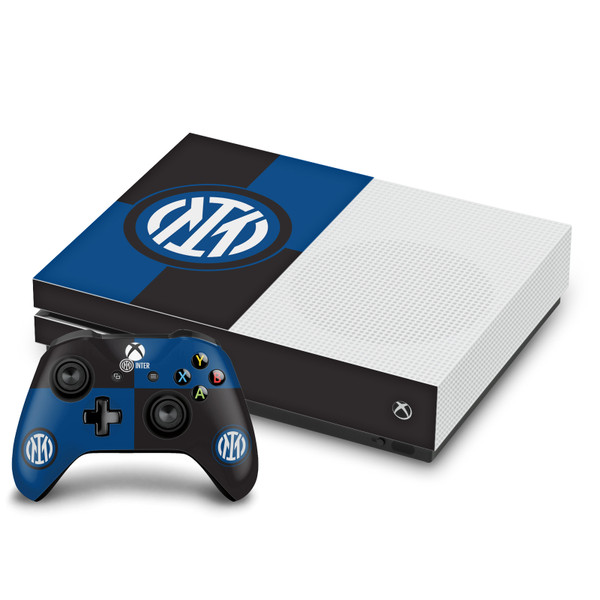 Fc Internazionale Milano Badge Flag Vinyl Sticker Skin Decal Cover for Microsoft One S Console & Controller