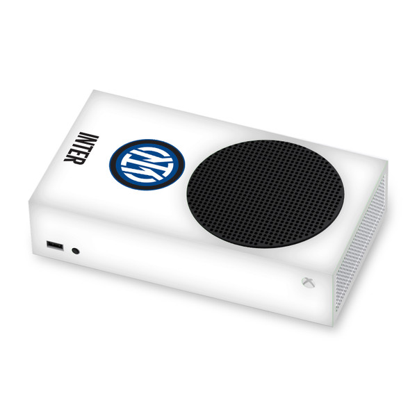 Fc Internazionale Milano Badge Logo On White Vinyl Sticker Skin Decal Cover for Microsoft Xbox Series S Console