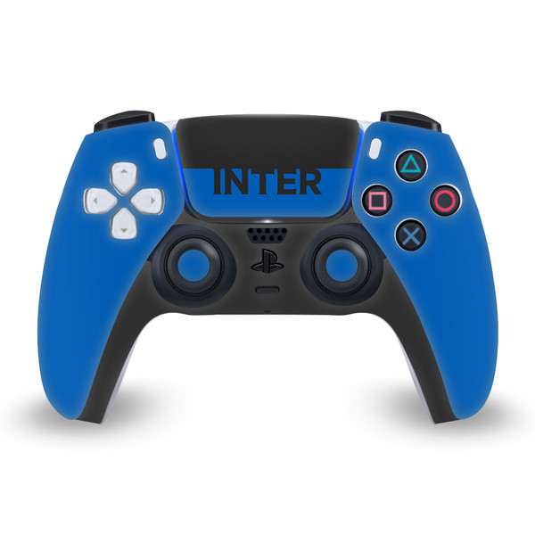 Fc Internazionale Milano Full Logo Blue and Black Vinyl Sticker Skin Decal Cover for Sony PS5 Sony DualSense Controller