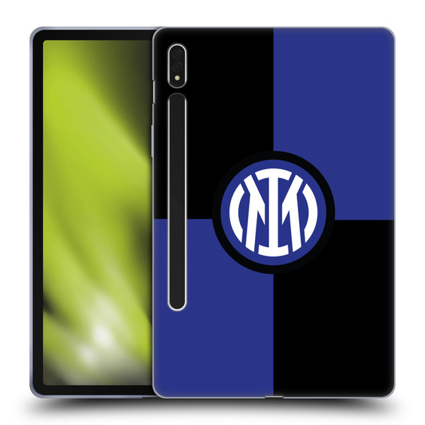 Fc Internazionale Milano Badge Flag Soft Gel Case for Samsung Galaxy Tab S8