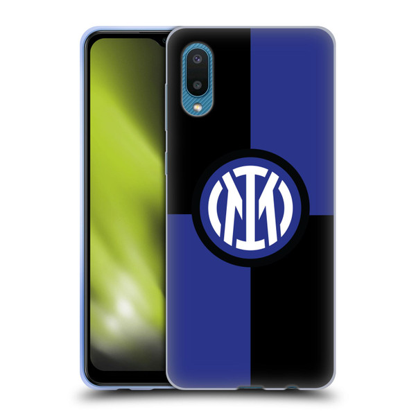 Fc Internazionale Milano Badge Flag Soft Gel Case for Samsung Galaxy A02/M02 (2021)