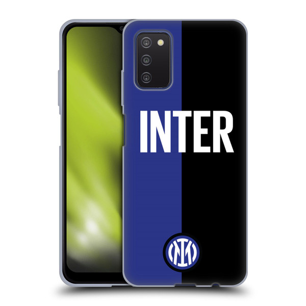 Fc Internazionale Milano Badge Inter Milano Logo Soft Gel Case for Samsung Galaxy A03s (2021)