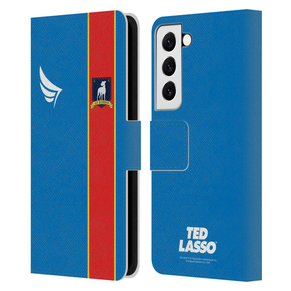 Ted Lasso Season 1 Graphics Jersey Leather Book Wallet Case Cover For Samsung Galaxy S22 5G