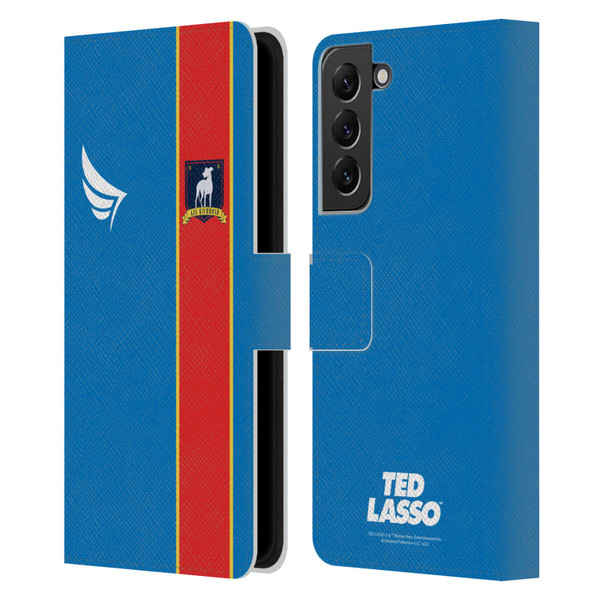 Ted Lasso Season 1 Graphics Jersey Leather Book Wallet Case Cover For Samsung Galaxy S22+ 5G