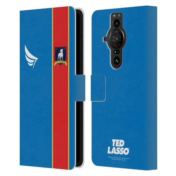Ted Lasso Season 1 Graphics Jersey Leather Book Wallet Case Cover For Sony Xperia Pro-I