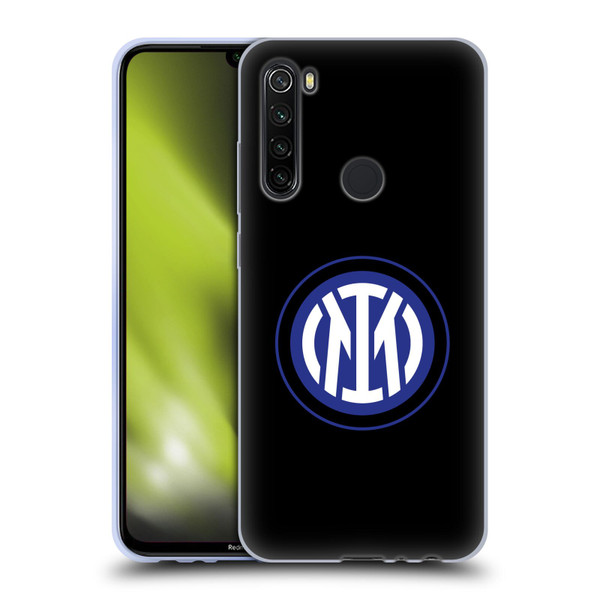 Fc Internazionale Milano Badge Logo On Black Soft Gel Case for Xiaomi Redmi Note 8T
