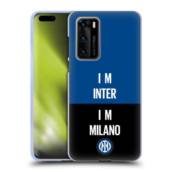 Fc Internazionale Milano Logo Inter Milano Soft Gel Case for Huawei P40 5G