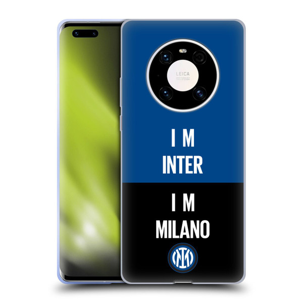 Fc Internazionale Milano Logo Inter Milano Soft Gel Case for Huawei Mate 40 Pro 5G