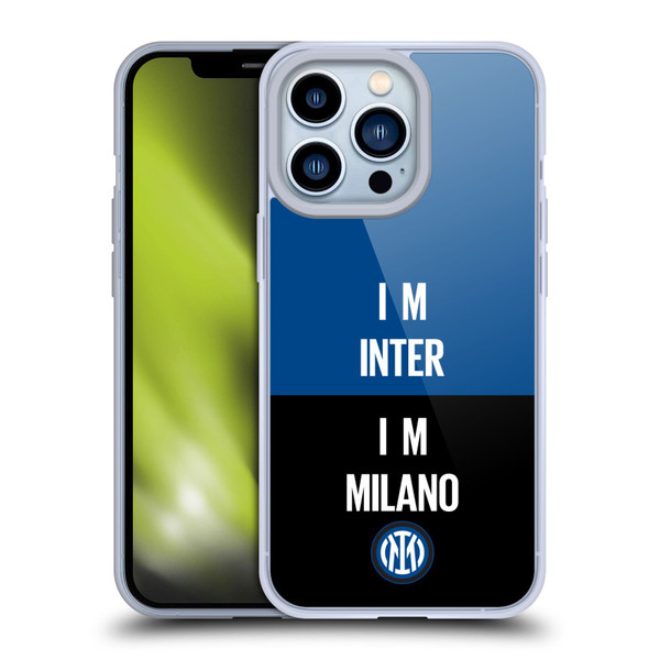 Fc Internazionale Milano Logo Inter Milano Soft Gel Case for Apple iPhone 13 Pro
