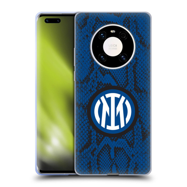 Fc Internazionale Milano Patterns Snake Soft Gel Case for Huawei Mate 40 Pro 5G